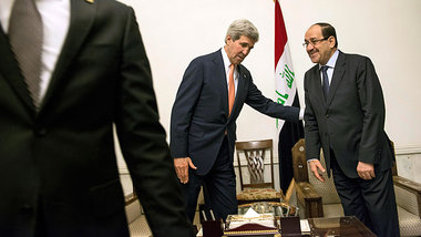 »Effiziente« Regierung gesucht: Iraks Premier Nuri Al-Maliki (r....
