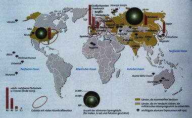Karte zur Atomenergie