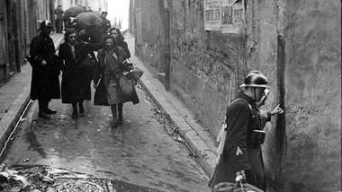 Deportation von Juden im Hafenviertel von Marseille, 1943