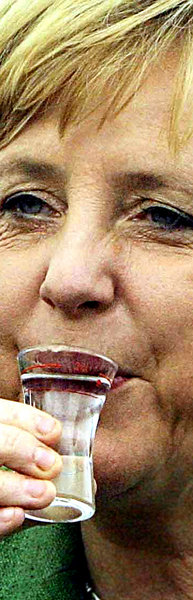 Kanzlerin Merkel geht heute lieber zum Aschermittwoch nach Demmi...