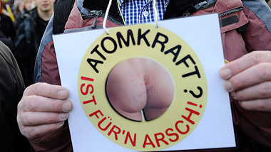 Atomkraftgegner in Gronau fordern – wie hier im Frühj... Atomkraftgegner in Gronau fordern – wie hier im Frühj...