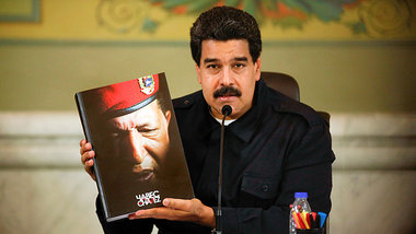 Venezuelas Pr&auml;sident Nicol&aacute;s Maduro am Mittwoch in C...