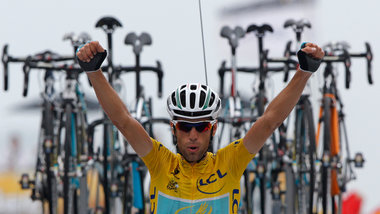 Was f&uuml;r eine Wattzahl! Vincenzo Nibali, der Sieger der 101....