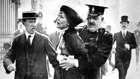 Emmeline Pankhurst (oben) war als K&auml;mpferin f&uuml;r das Fr...