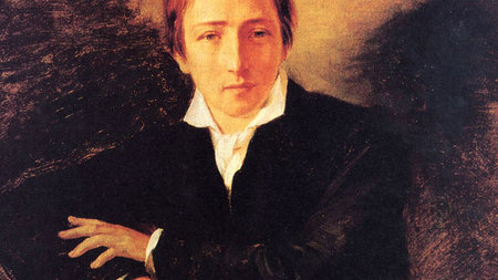 Heinrich Heine, geboren am 13. Dezember 1797 in Düsseldorf, gest...