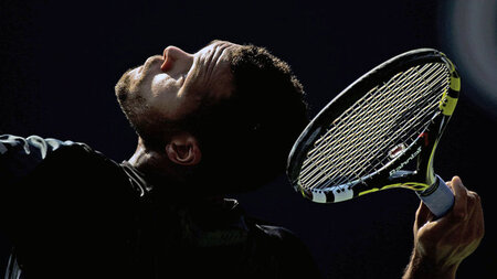 Jo-Wilfried Tsonga hatte das Match immer unter Kontrolle