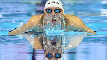 Beste deutsche Leistung: Marco Koch im Finale &uuml;ber 200 m Br...