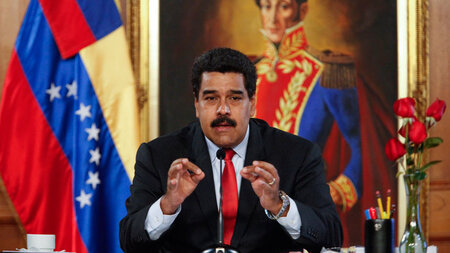Nicolás Madurob am Dienstag in Caracas Nicolás Madurob am Dienstag in Caracas
