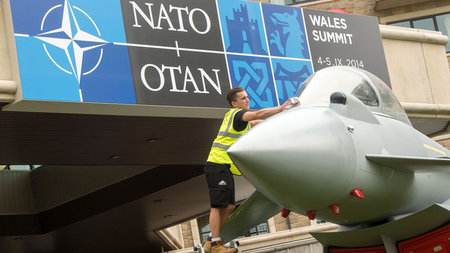 Vorbereitungen auf den NATO-Gipfel im Hotel Celtic Manor in Wale...