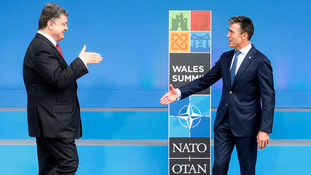 Beste Freunde – Ukraines Präsident Poroschenko und No... Beste Freunde – Ukraines Präsident Poroschenko und No...