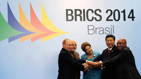 Geschlossen ein Machtfaktor: Staatsoberhäupter der BRICS am... Geschlossen ein Machtfaktor: Staatsoberhäupter der BRICS am...