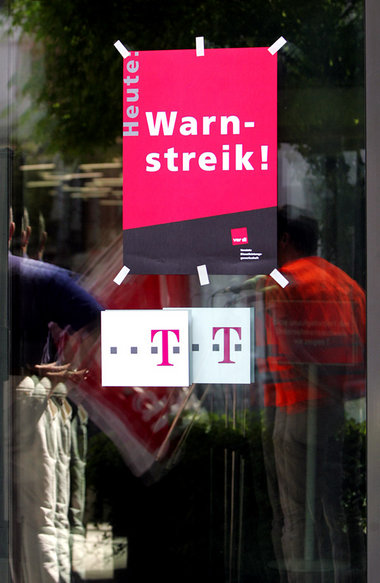Zu Warnstreiks hat ver.di bei der Telekom schon öfter aufgerufen...