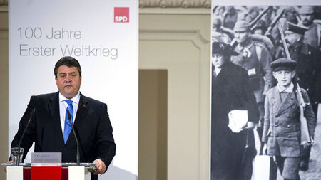 SPD-Gedenkveranstaltung zum 100. Jahrestag des Beginns des Erste... SPD-Gedenkveranstaltung zum 100. Jahrestag des Beginns des Erste...