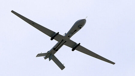 Ein MQ-1 &raquo;Predator&laquo; der U.S. Air Force (aufgenommen ...