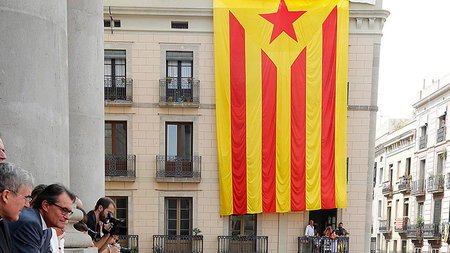 Stadtfest La Merc&egrave; am Mittwoch in Barcelona: Artur Mas gr...