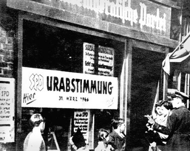 Abstimmung im Parteilokal Wilmersdorf
