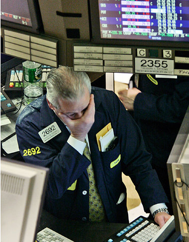 Ins Grübeln gekommen: Am Dienstag dieser Woche brachen die Börse...