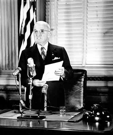 Im Kampf gegen den Kommunismus: US-Präsident Harry S. Truman (18...