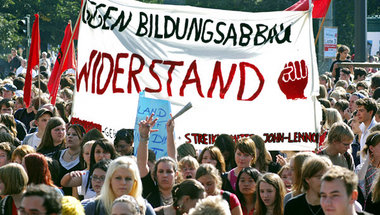 Schülerstreik im September vergangenen Jahres in Berlin