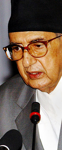 Premier Koirala: politischer Wandel im »Schneckentempo«