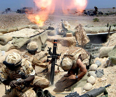 Britische Soldaten in der vergangenen Woche in der Provinz Helma...