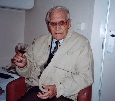 Hat noch eine Inschrift in Berlin: Aufklärer Wiktor Botschkarjow