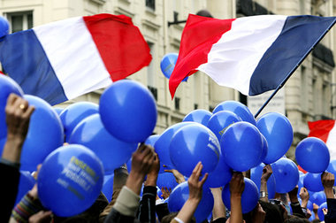 Kundgebung für Nicolas Sarkozy, Paris, 6. Mai Kundgebung für Nicolas Sarkozy, Paris, 6. Mai