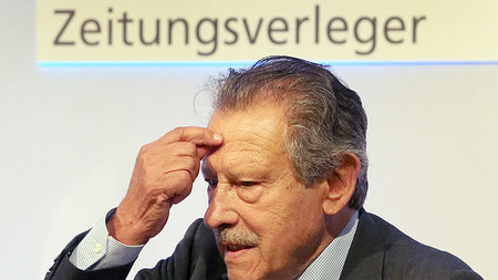 Verleger Alfred NevenDumont auf dem Kongress des Bundesverbandes...