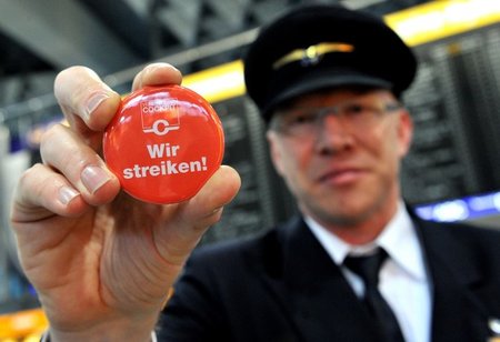 Der hohe gewerkschaftliche Organisierungsgrad der Piloten macht ... Der hohe gewerkschaftliche Organisierungsgrad der Piloten macht ...
