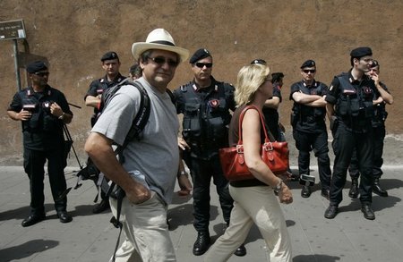 Reine Kulisse: Touristen im römischen Stadtteil Trastevere