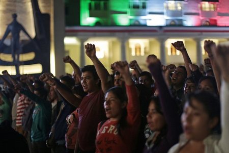 Studenten forderten vergangenen Freitag in der Stadt Chilpancing