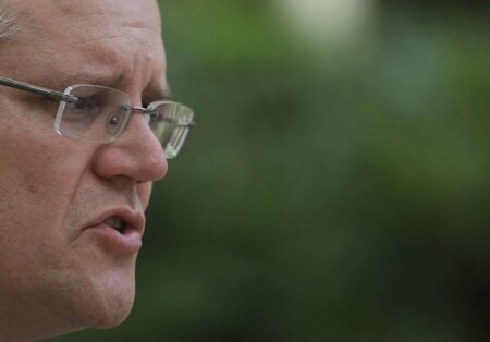 Australiens Einwanderungsminister Scott Morrison am 26. Septembe...