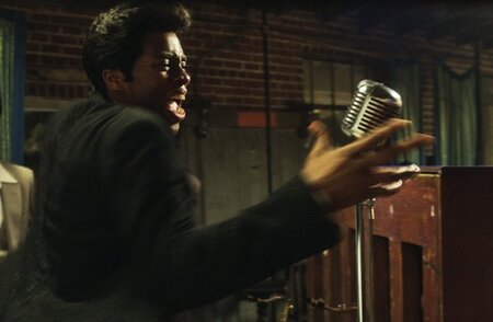 Immer auf der Höhe, egal wo: Chadwick Boseman als "The Godfather... Immer auf der Höhe, egal wo: Chadwick Boseman als "The Godfather...