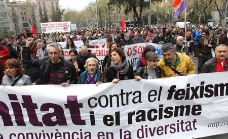 Die initiative »Unitat contra el feixisme i el racisme« (UCFR, »...