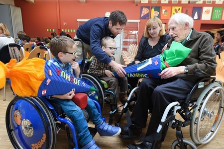 Einschulung im Körperbehinderten-Zentrum Oberschwaben in Weingar...