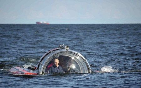 Russlands Präsident Putin macht aus seiner Nähe zum Meer kein Ge...