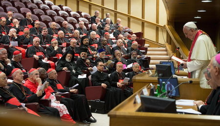 Papst Franziskus leitete die Synode