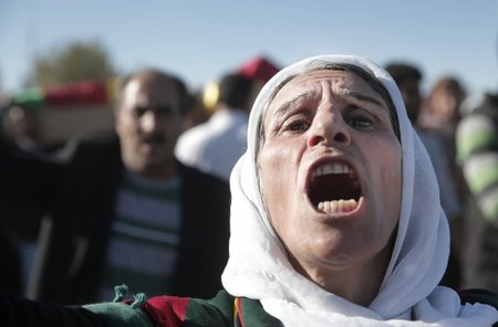 Beisetzung von Hanim Dabaan (20), Idris Ahmad (30) und Mohammed ...