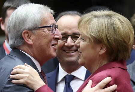 Schön, dass wir uns wieder mal getroffen haben: EU-Kommissionspr...