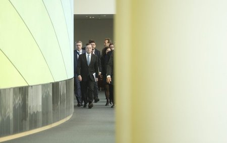 Folgenlos: EZB-Präsident Mario Draghi auf dem Weg zu Anhörung im...