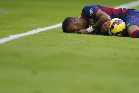 Oh, oh, oh: Ein Hochbegabter namens Neymar am Boden
