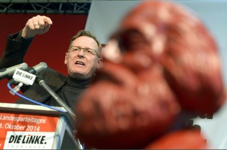 Plaste und Elaste aus Thüringen: Linken-Spitzenkandidat Bodo Ram...