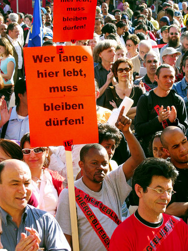 Demonstration gegen Abschiebungen, 3. Mai 2006 in München Demonstration gegen Abschiebungen, 3. Mai 2006 in München