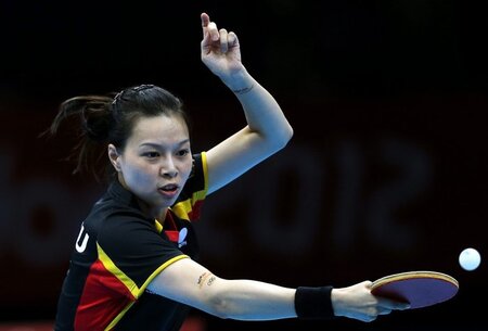 Matchwinnerin Wu Jiaduo, genannt "Dudu"