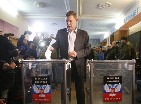 Der Donezker Regierungschef Alexander Sachartschenko am Sonntag ...