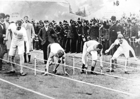 Zurück auf Los! 100-Meter-Lauf bei den Olympischen Spielen 1896 ...