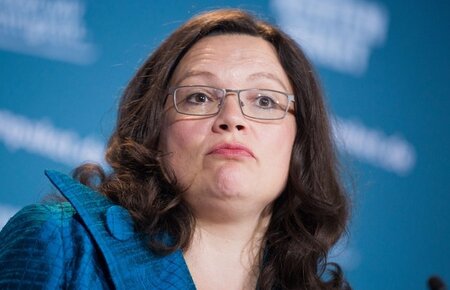 Bundesarbeitsministerin Andrea Nahles hat ein Trostpflästerchen ...