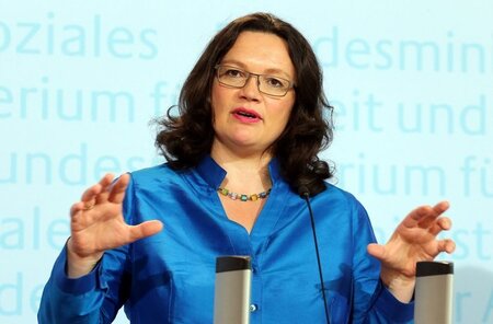 Bundesarbeitsministerin Andrea Nahles (SPD)