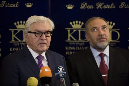 Siedlungsbau? War da was? Isaels Außenminister Avigdor Lieberman...