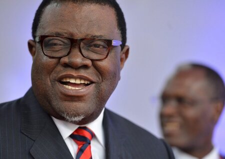 Namibias designierter neuer Präsident Hage Geingob Namibias designierter neuer Präsident Hage Geingob